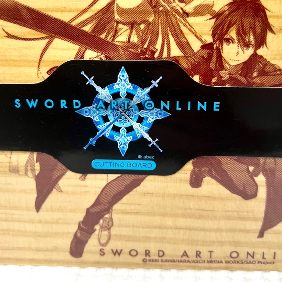 Sword Art Online Cutting  Board, cutting board that features Kirito and Asuna - Picture 4 of 7